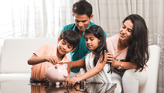 Family Piggy Bank 555X315