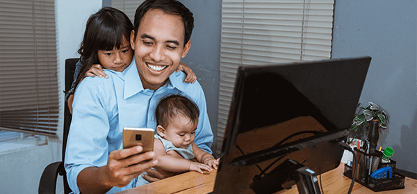 Dad Toddler Baby 365X170